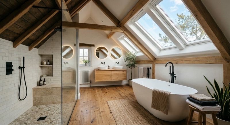 Attic Bathroom Remodeling in Zimmerman, MN