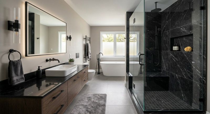 Granite Shower Installation in Zimmerman, MN